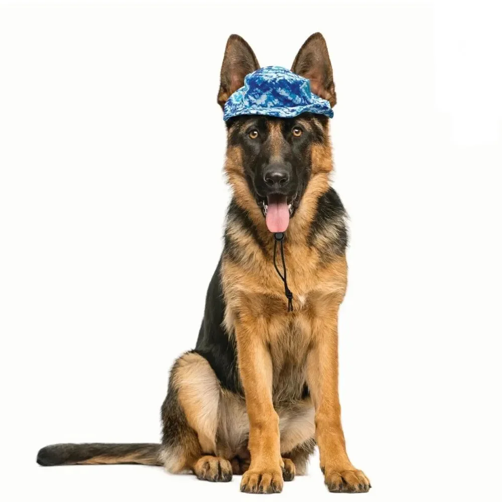 Dog Clothing Tie-Dye Print Bucket Hat & T-Shirt M